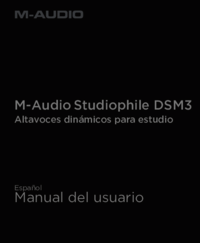 Para ver o documento M-Audio STUDIOPHILE DSM3 Manual do Utilizador